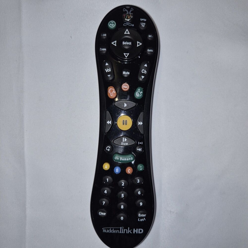 SuddenLink TiVo HD Universal Remote Control SMLD-00157-000 Tested & Working